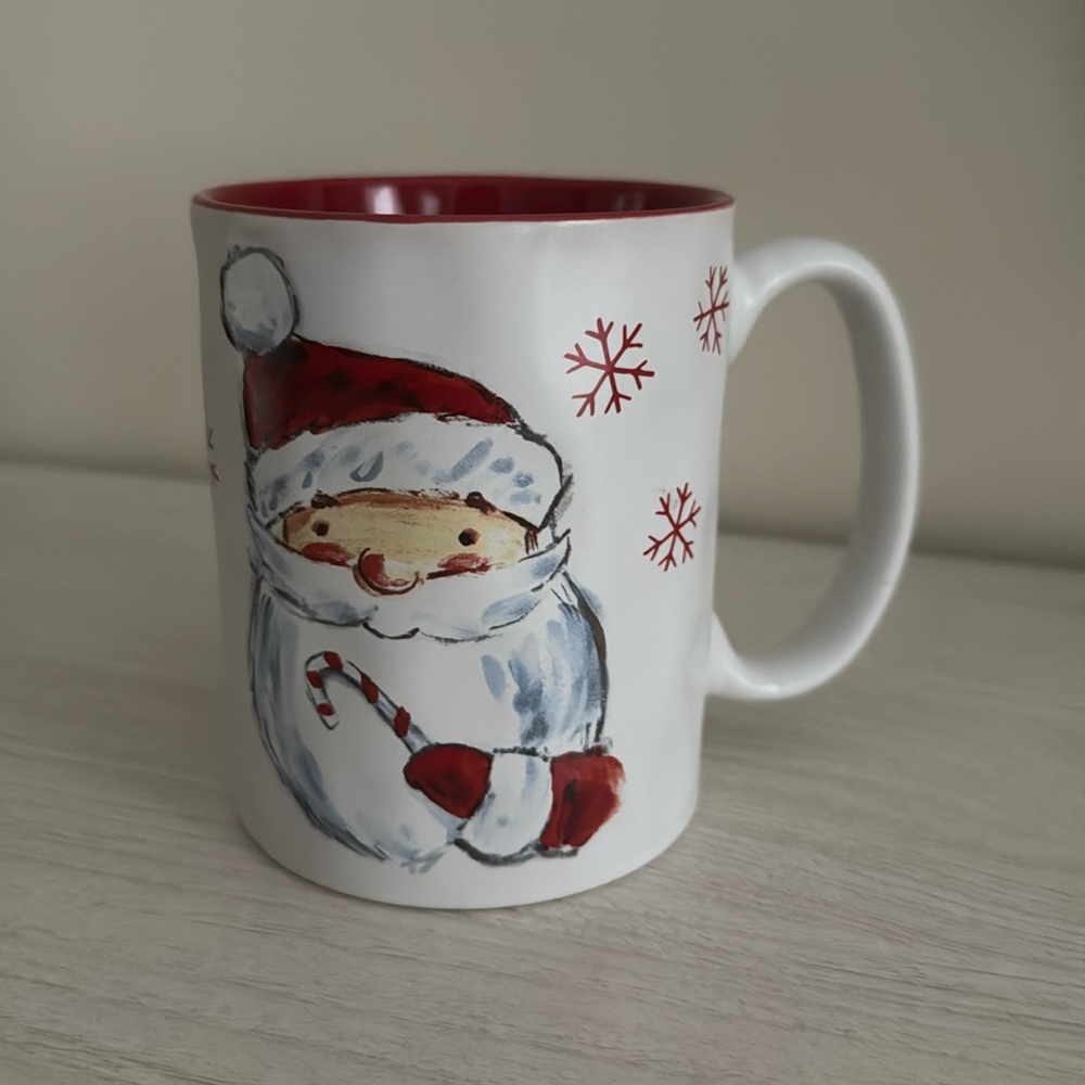 Peppermint & Pine Santa Coffee Mug
